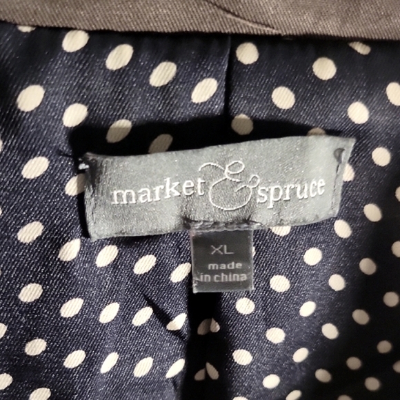 Market & Spruce Very Soft Olive Utility Jacket with Removable Hood - Picture 2 of 10